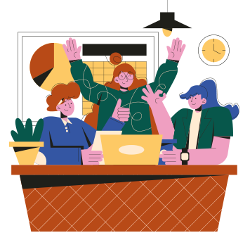 MOHE ilustración reunión empresa